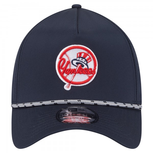 Бейсболка New York Yankees New Era Navy 39THIRTY A-Frame Perforated