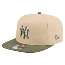 Бейсболка New York Yankees New Era Light Beige/Olive Color Pack A-Frame 9FIFTY Snapback