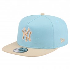 Бейсболка New York Yankees New Era Light Blue/Light Beige Color Pack A-Frame 9FIFTY Snapback