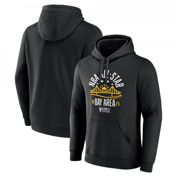 Unisex 2025 NBA All-Star Game Fanatics Black Bay Bridge Pullover Hoodie