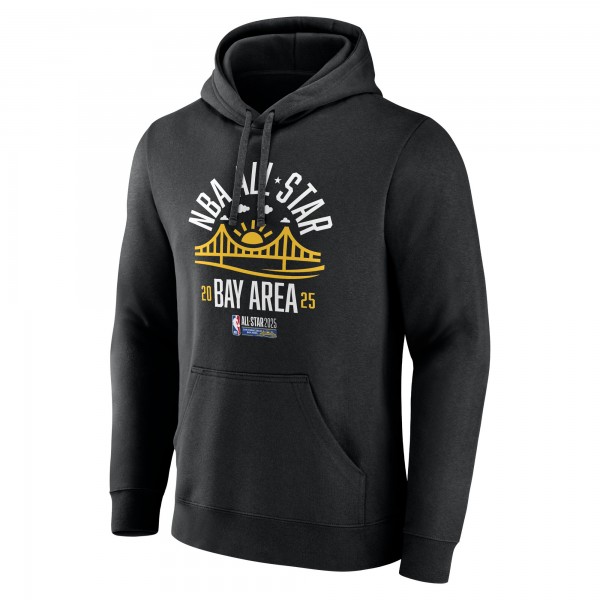 Unisex 2025 NBA All-Star Game Fanatics Black Bay Bridge Pullover Hoodie