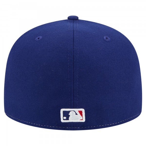Бейсболка Los Angeles Dodgers New Era White/Royal Repeat 59FIFTY