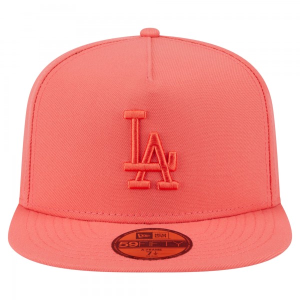 Бейсболка Los Angeles Dodgers New Era Coral Color Pack A-Frame 59FIFTY