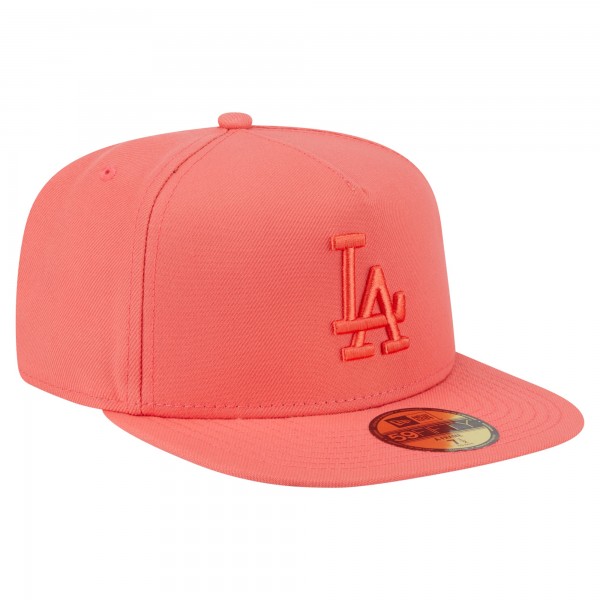 Бейсболка Los Angeles Dodgers New Era Coral Color Pack A-Frame 59FIFTY