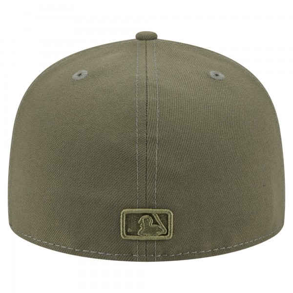 Бейсболка Los Angeles Dodgers New Era Olive Color Pack A-Frame 59FIFTY
