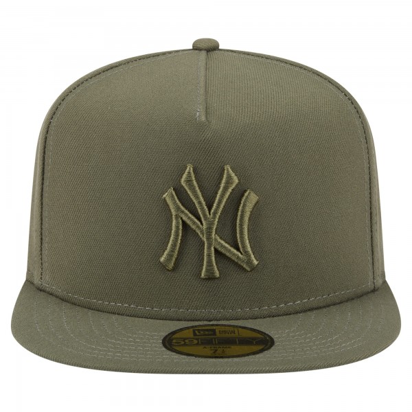 Бейсболка New York Yankees New Era Olive Color Pack A-Frame 59FIFTY