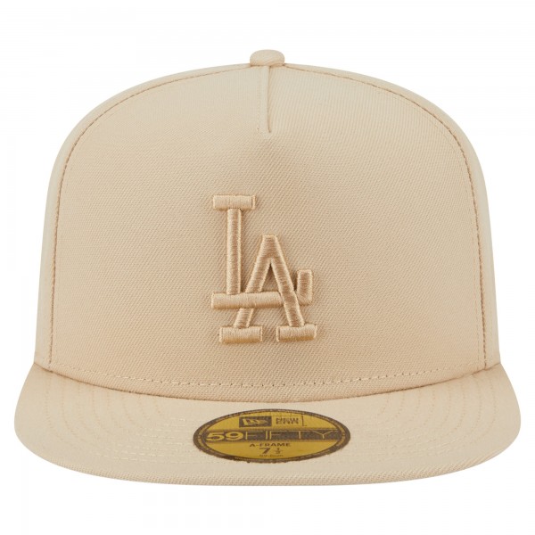 Бейсболка Los Angeles Dodgers New Era Light Beige Color Pack A-Frame 59FIFTY