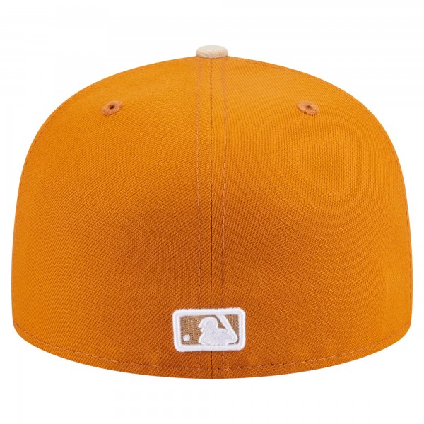 Бейсболка New York Yankees New Era Orange/Light Beige Two-Tone Color Pack A-Frame 59FIFTY