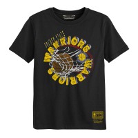 Preschool Golden State Warriors Mitchell & Ness Black In The Net T-Shirt