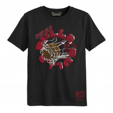Дошкольнику Chicago Bulls Mitchell & Ness Black In The Net T-Shirt