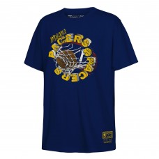 Подростковая Indiana Pacers Mitchell & Ness Navy Retro 90s Poster T-Shirt