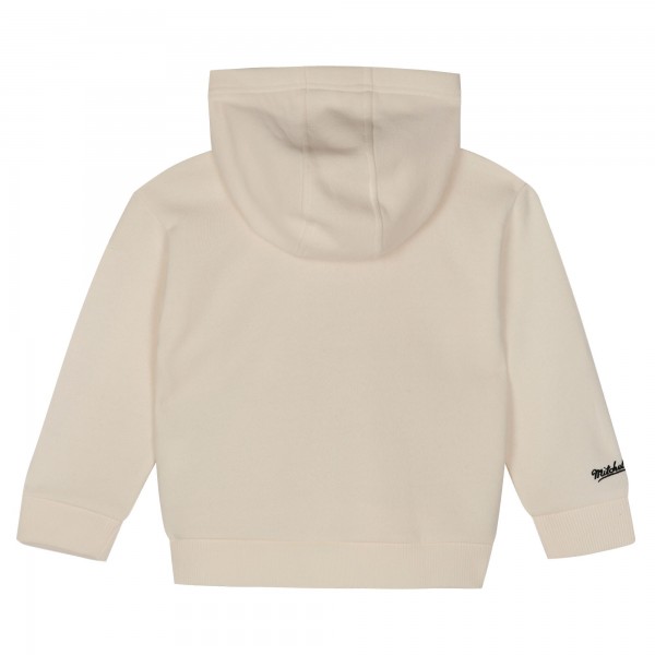 Toddler Philadelphia 76ers Mitchell & Ness Cream Hang Time Oversized Pullover Hoodie & Pants Set