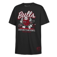Футболка Youth Chicago Bulls Mitchell & Ness Black Retro Mascot Script