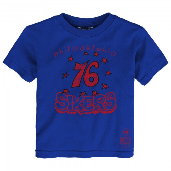 Toddler Philadelphia 76ers Mitchell & Ness Royal Favorite Team T-Shirt
