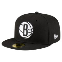 Бейсболка Brooklyn Nets New Era Black 59FIFTY