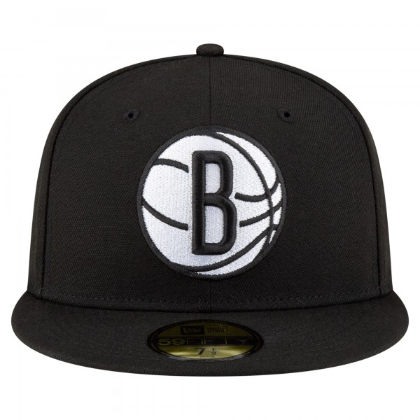 Бейсболка Brooklyn Nets New Era Black 59FIFTY