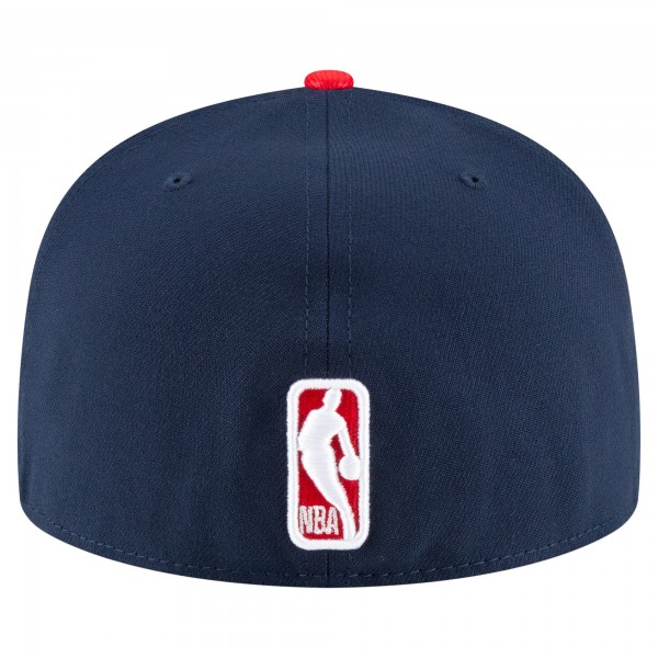 Бейсболка LA Clippers New Era Navy/Red 2-Tone 59FIFTY