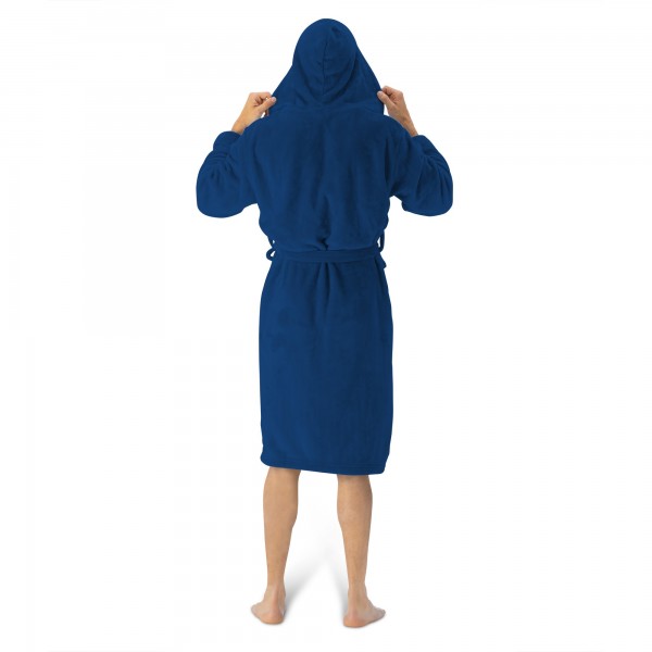 New York Yankees The Northwest Group Blue Hooded Silk Touch Robe