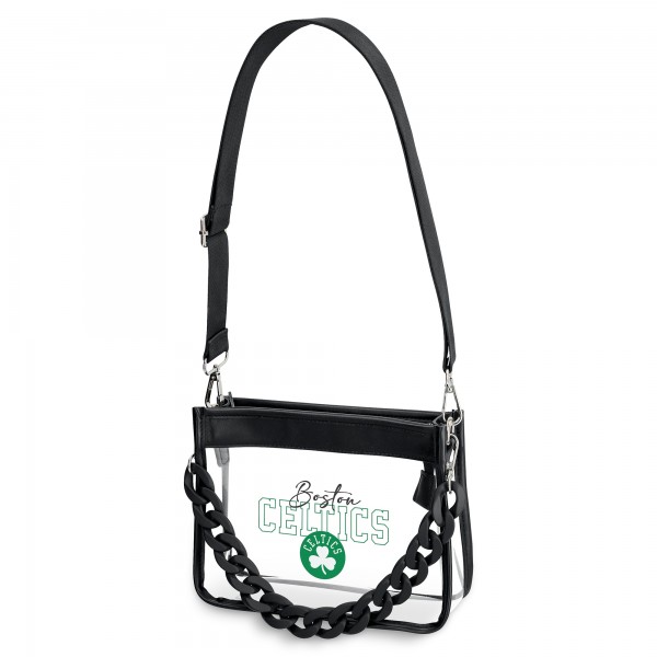 Boston Celtics WEAR by Erin Andrews Plastic Chain Mini Crossbody