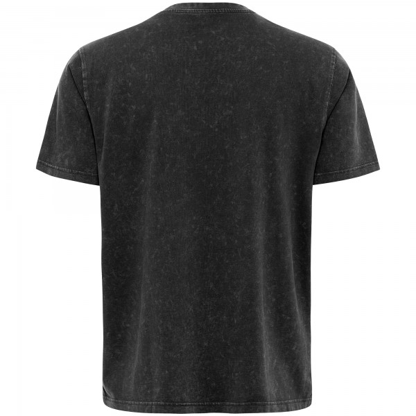 New York Knicks Sportiqe Black Distressed Rock & Roll Collection Angus Premium Mineral Wash T-Shirt