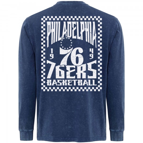 Philadelphia 76ers Sportiqe Blue Bono Long Sleeve T-Shirt