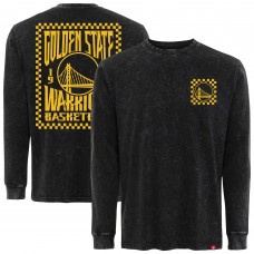 Golden State Warriors Sportiqe Black Bono Long Sleeve T-Shirt