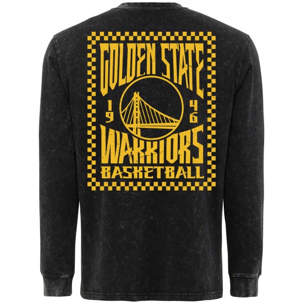 Golden State Warriors Sportiqe Black Bono Long Sleeve T-Shirt