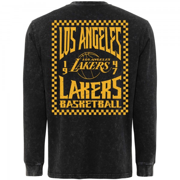 Футболка с длинным рукавом Los Angeles Lakers Sportiqe Black Bono