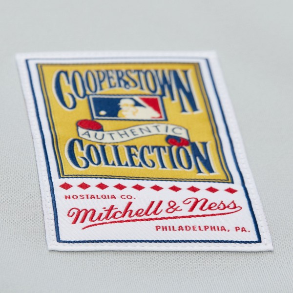 Джерси New York Yankees Derek Jeter Mitchell & Ness Gray Cooperstown Collection 2000 World Series Authentic