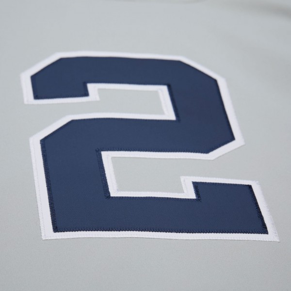 Джерси New York Yankees Derek Jeter Mitchell & Ness Gray Cooperstown Collection 2000 World Series Authentic