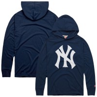 Толстовка New York Yankees Homage Navy Lightweight Raglan Tri-Blend