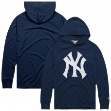 Толстовка New York Yankees Homage Navy Lightweight Raglan Tri-Blend