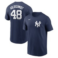 Футболка New York Yankees Paul Goldschmidt Nike Navy Fuse Name & Number