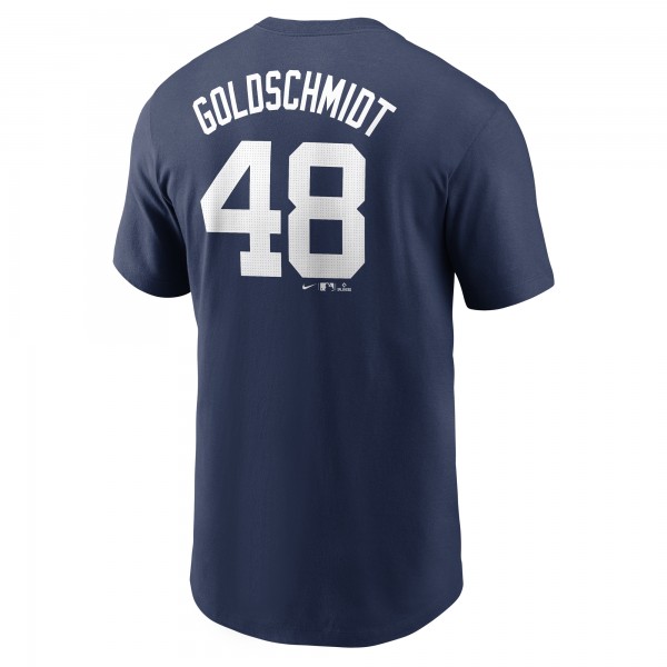 New York Yankees Paul Goldschmidt Nike Navy Fuse Name & Number T-Shirt