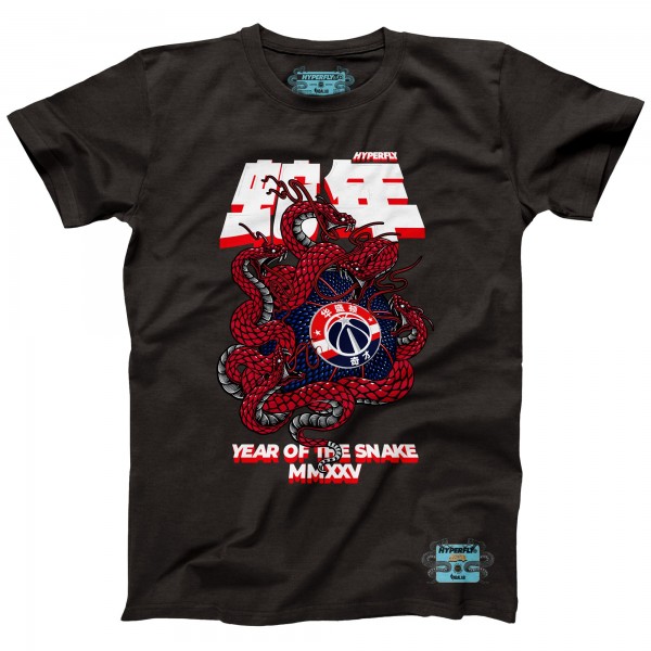Unisex Washington Wizards NBALab x Hyperfly Heather Black Year of the Snake Lunar New Year Collection T-Shirt