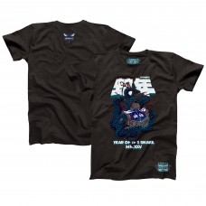 Футболка Unisex Charlotte Hornets NBALab x Hyperfly Heather Black Year of the Snake Lunar New Year Collection