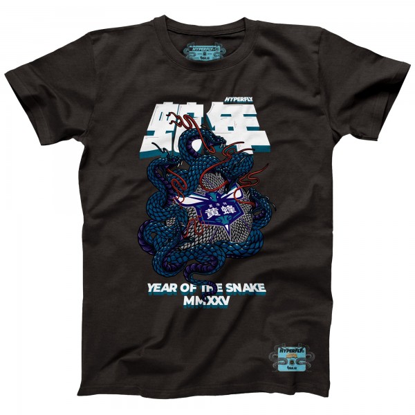 Футболка Unisex Charlotte Hornets NBALab x Hyperfly Heather Black Year of the Snake Lunar New Year Collection