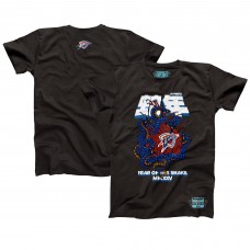 Футболка Unisex Oklahoma City Thunder NBALab x Hyperfly Heather Black Year of the Snake Lunar New Year Collection