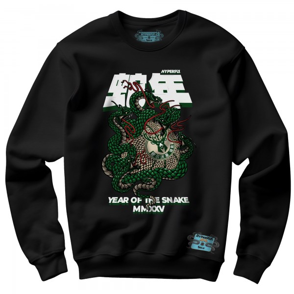 Unisex Milwaukee Bucks NBALab x Hyperfly Black Year of the Snake Lunar New Year Collection Sweatshirt
