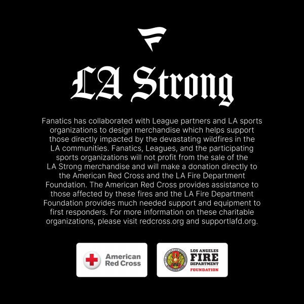 Unisex Los Angeles Dodgers Fanatics White LA Strong Premium Fleece Pullover Hoodie