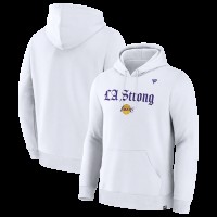 Толстовка Los Angeles Lakers Unisex LA Strong Premium Fleece - White