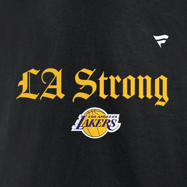 Толстовка Los Angeles Lakers Unisex LA Strong Fleece - Black