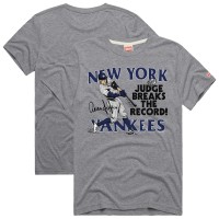 New York Yankees Aaron Judge Homage Gray Graphic Player T-Shirt