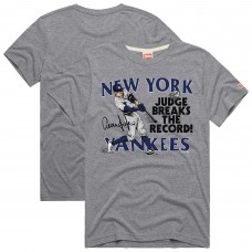 New York Yankees Aaron Judge Homage Gray Graphic Player T-Shirt
