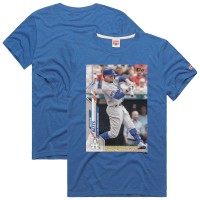 Los Angeles Dodgers Mookie Betts Homage Royal 2020 Topps Baseball Card Player T-Shirt