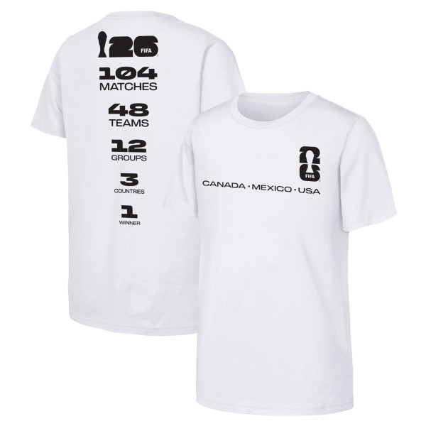 Подростковая FIFA World Cup 2026 Graphic T-Shirt - White