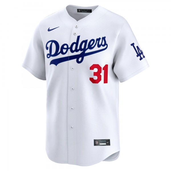 Джерси Los Angeles Dodgers Tyler Glasnow Nike White Home Limited Player
