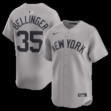 Джерси New York Yankees Cody Bellinger Nike Gray Road Limited Player