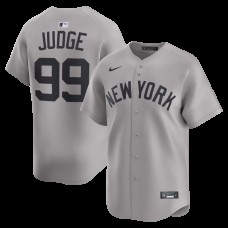 Джерси New York Yankees Aaron Judge Nike Gray Road Limited Player