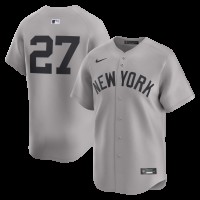 Джерси New York Yankees Giancarlo Stanton Nike Gray Road Limited Player